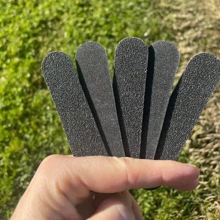 80/240 grit Thin files 100 pack