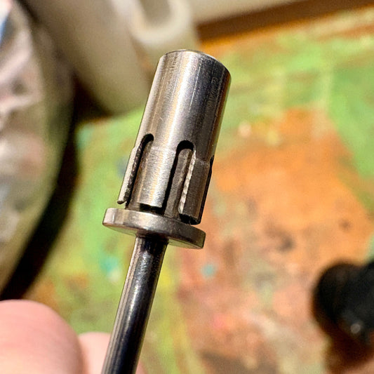 Quick Release Mandrel for Sanding Bands (3/32" Shaft)