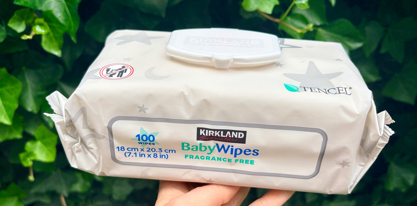 Kirkland Baby Wipes- Pack of 100 (large sized wipes