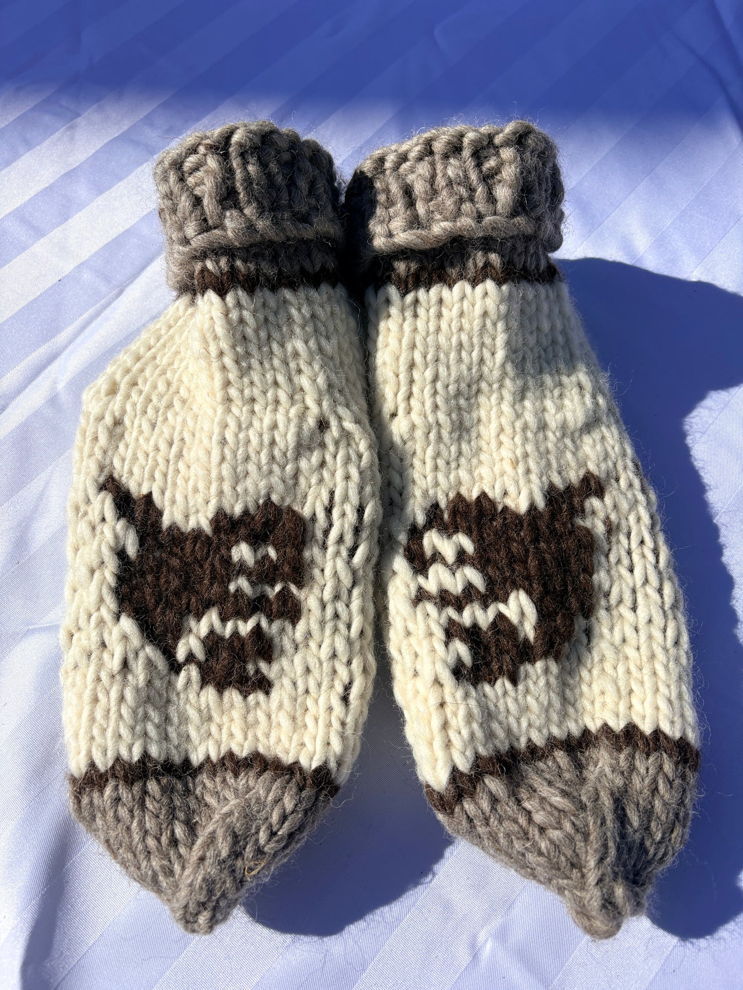 Authentic Cowichan Knits Socks (Women 9-10/ Men 8-9)