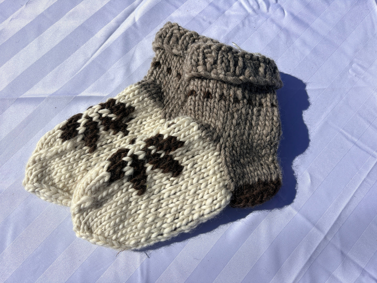 Authentic Cowichan Knit Socks (Women's 8.5-11/ Men's 7-9)