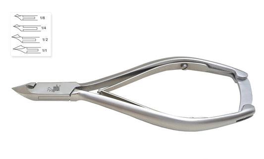 M.B.I. Cuticle Nippers with Safety Lock - Full Jaw 4.5"