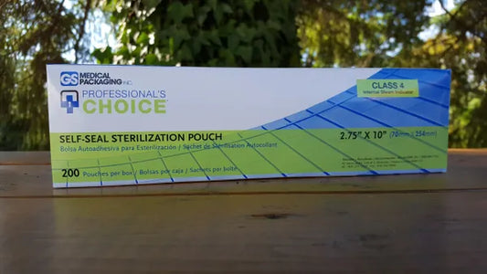 Professionals Choice 2.75" x 10 " Sterilization pouches (200 count)