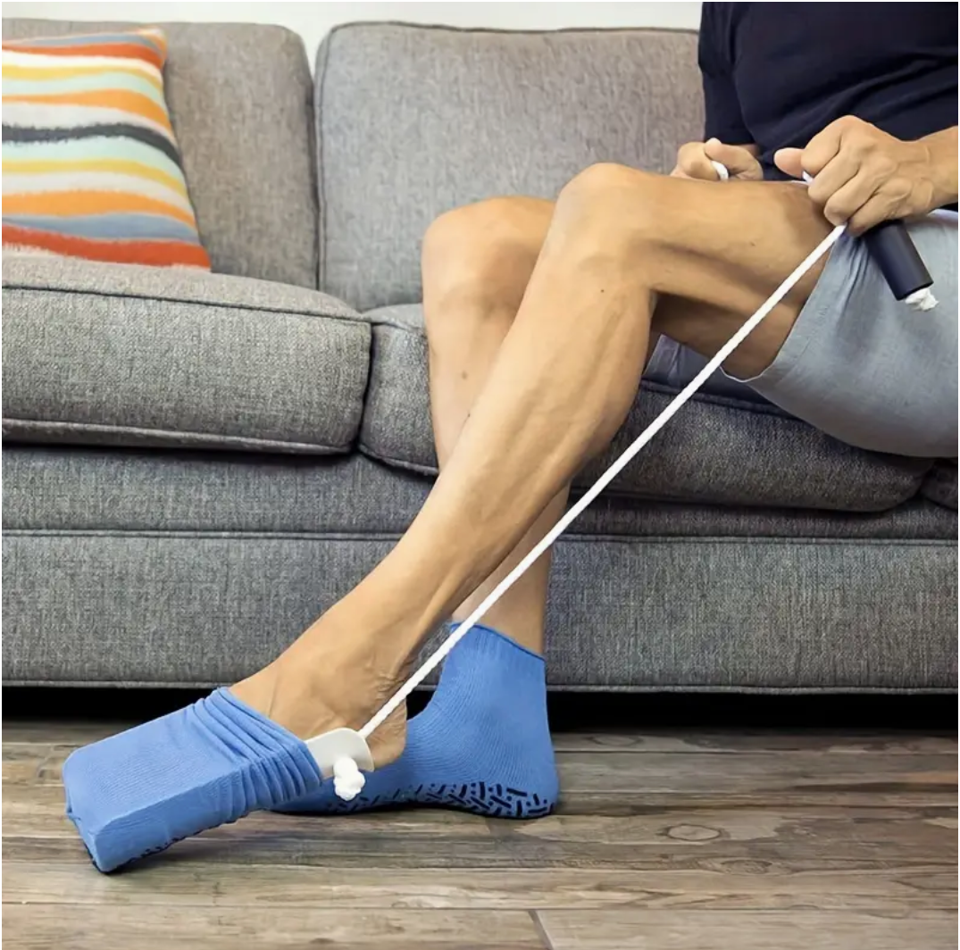 1pc Sock Aid - Easy On And Off Stocking Slider