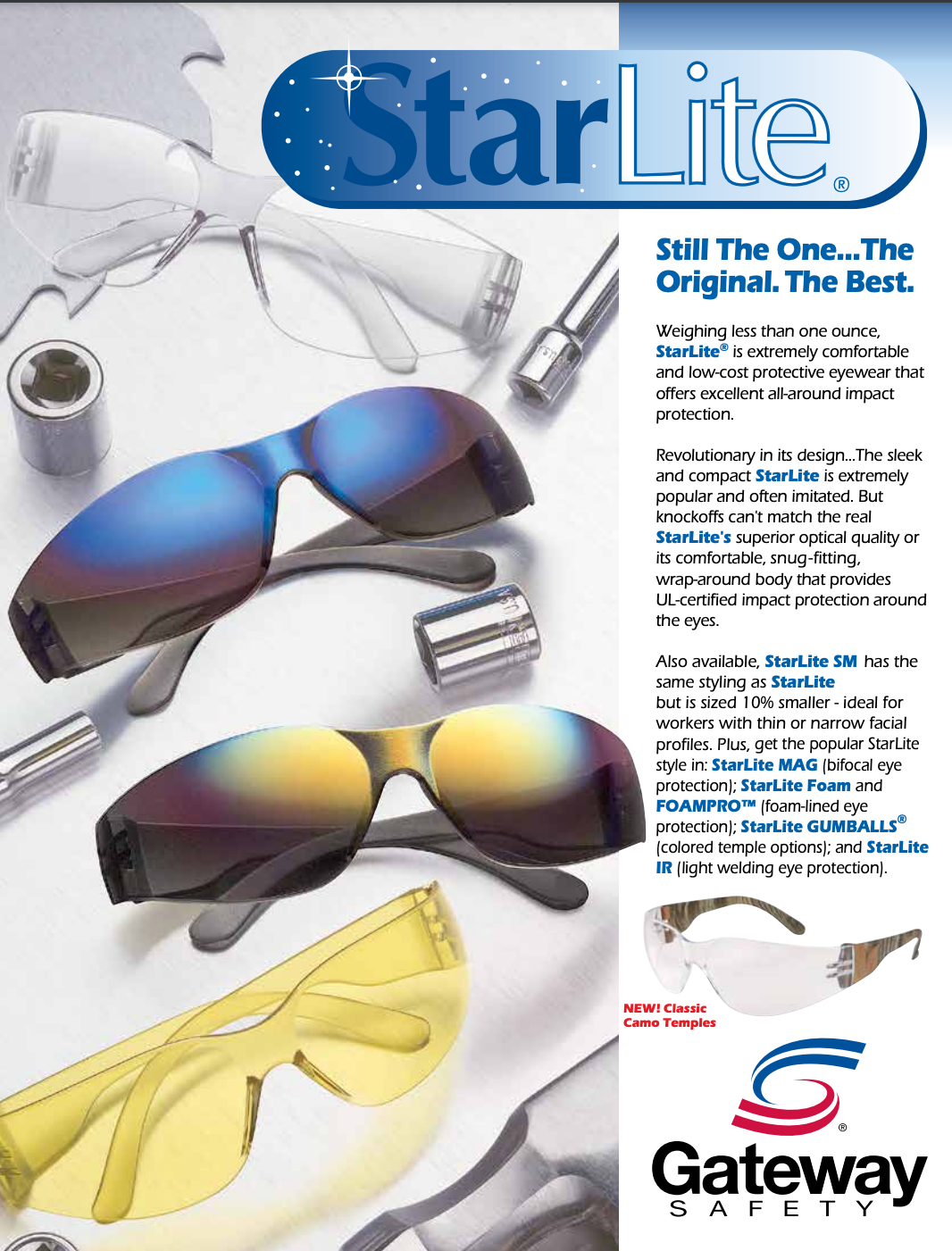 Starlite Clear Safety Glasses Regular SIze