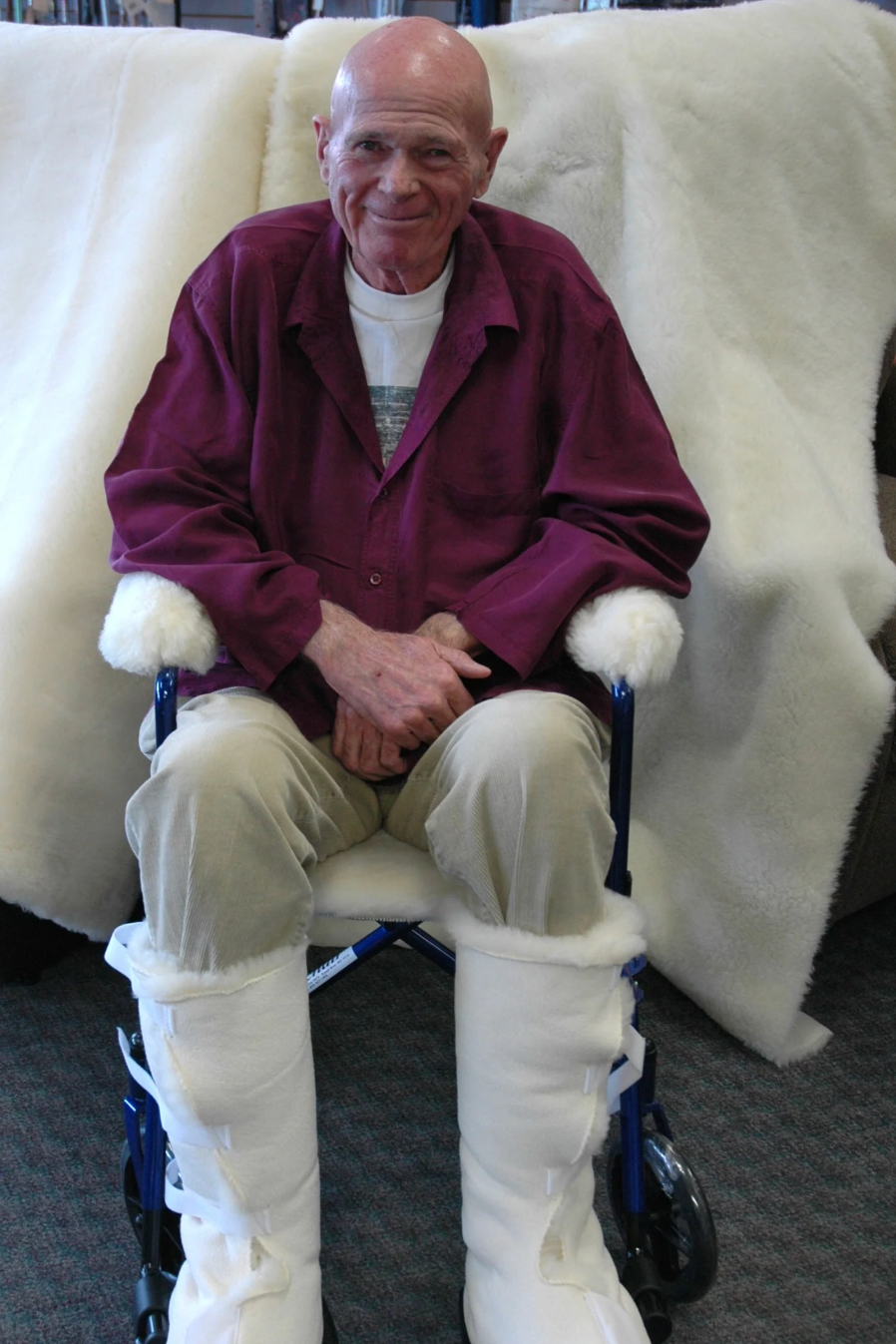 Sheep Wool Wheelchair Covers/Therapeutic Use