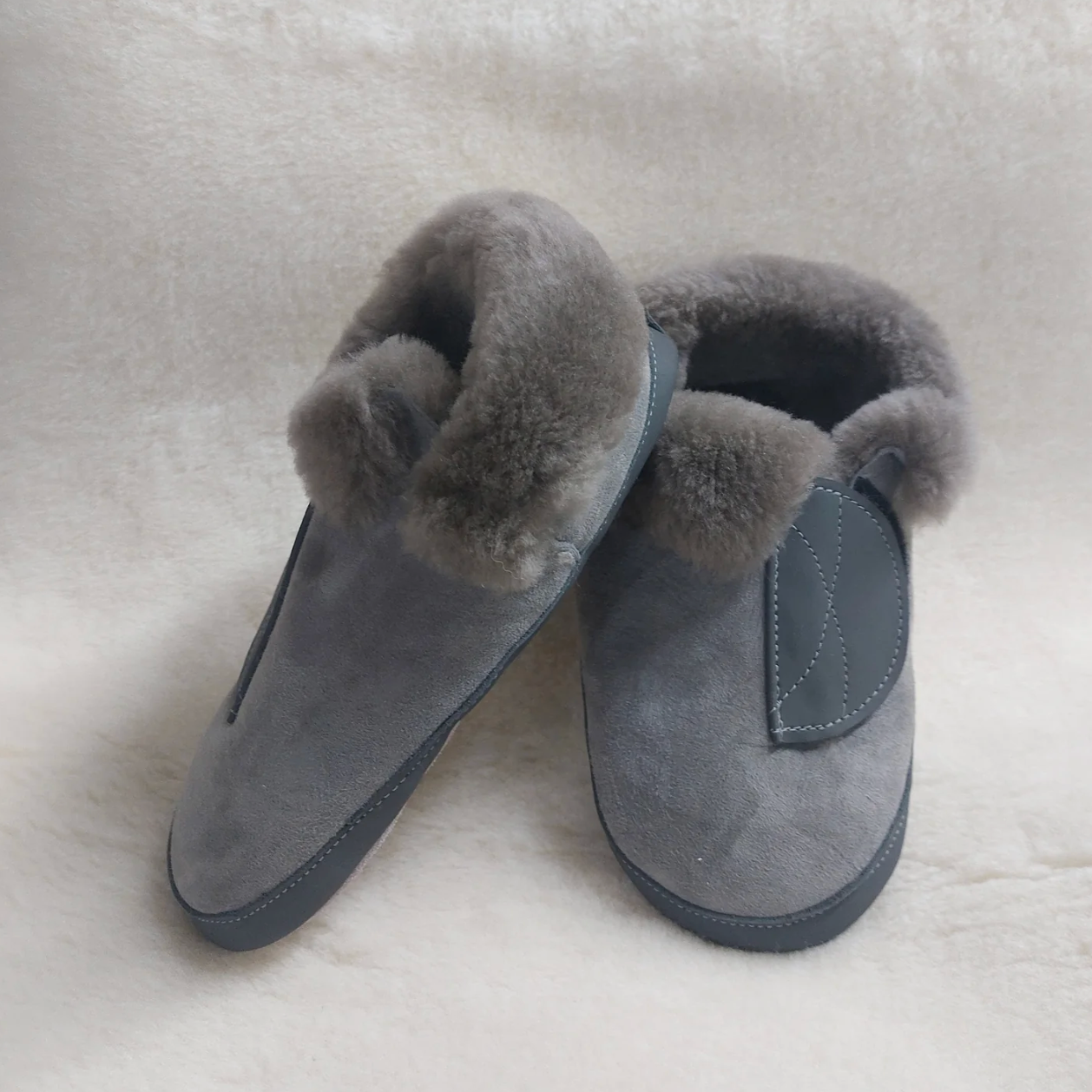 Sheepskin Medical Pancake Slipper