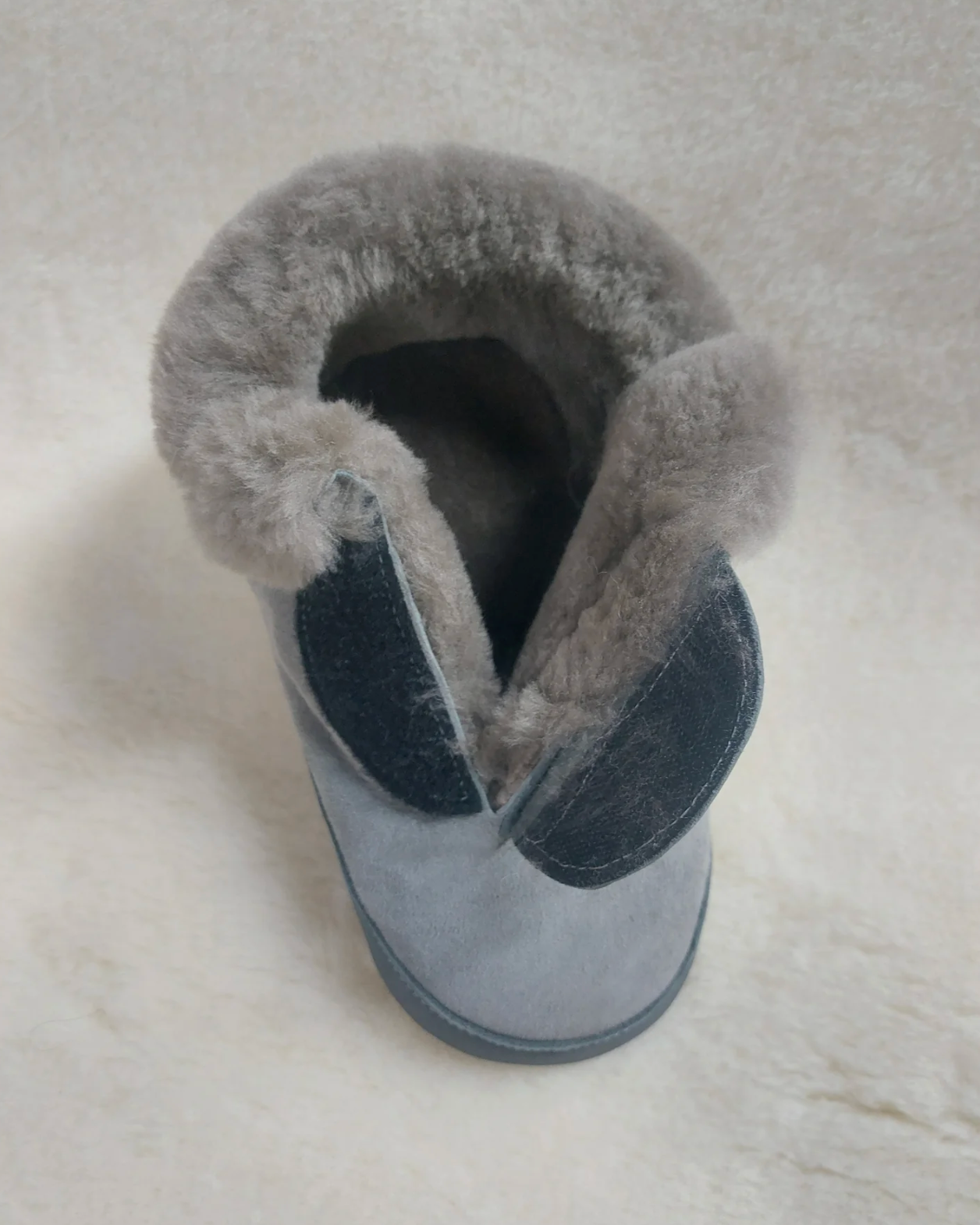 Sheepskin Medical Pancake Slipper