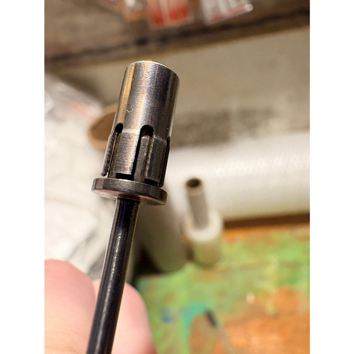 Quick Release Mandrel for Sanding Bands (3/32" Shaft)