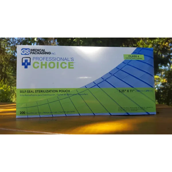 Professional's Choice Sterilization Pouches 5.25" x 11" (200 count)