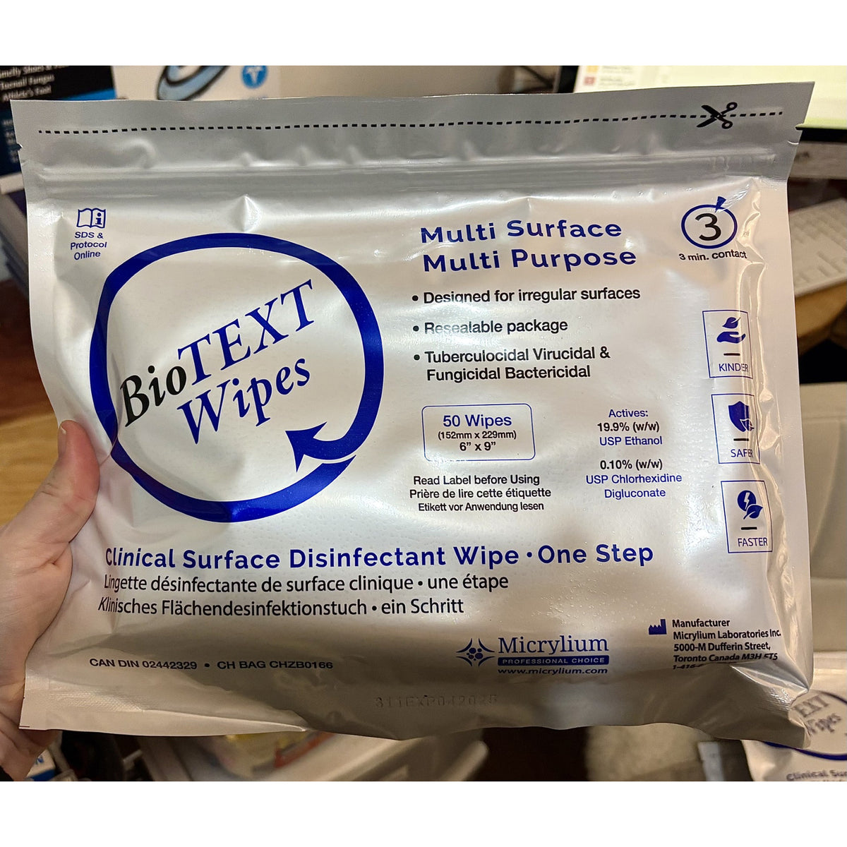BioTEXT Disinfectant Wipes